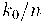 k_{0}/n k_{0}/n