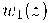 w_{1}(z) w_{1}(z)